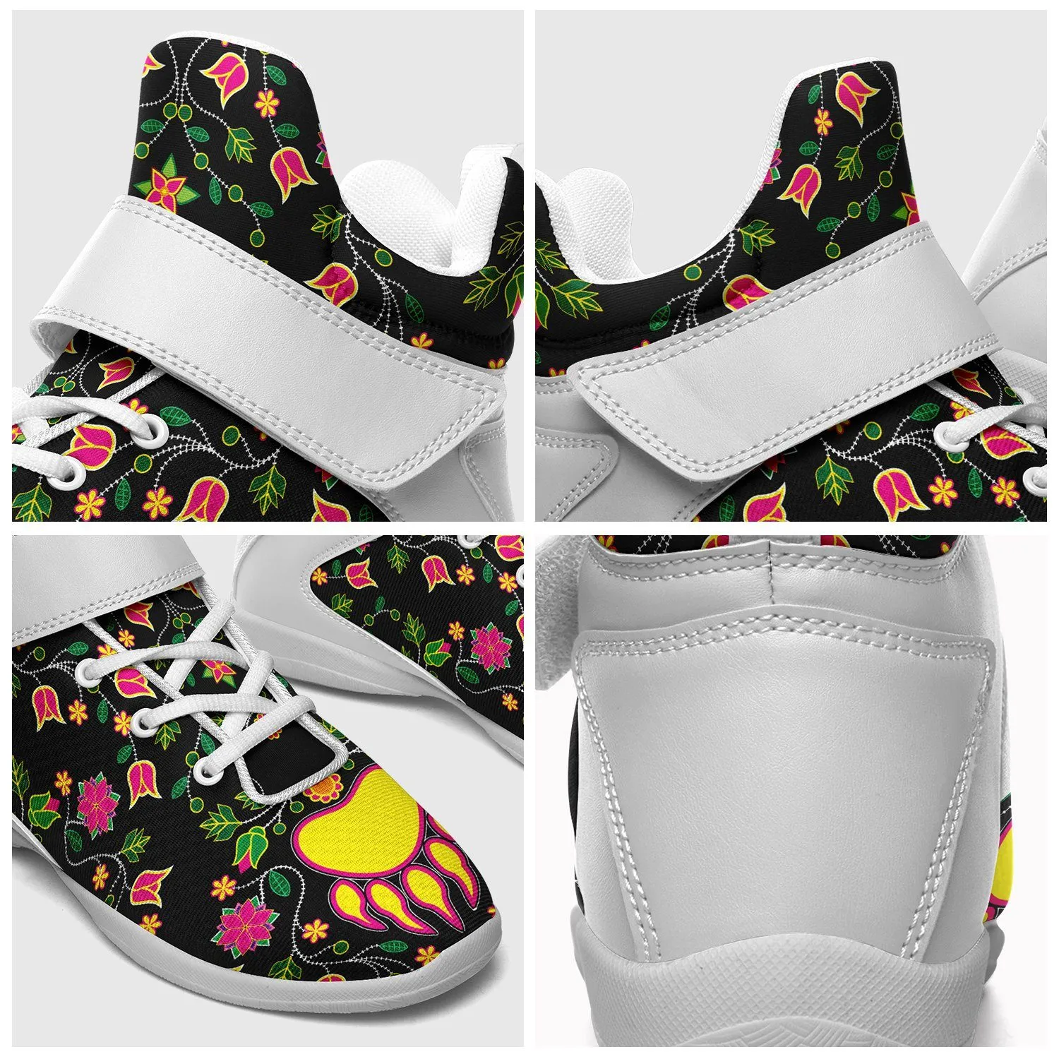 Floral Bearpaw Ipottaa Basketball / Sport High Top Shoes