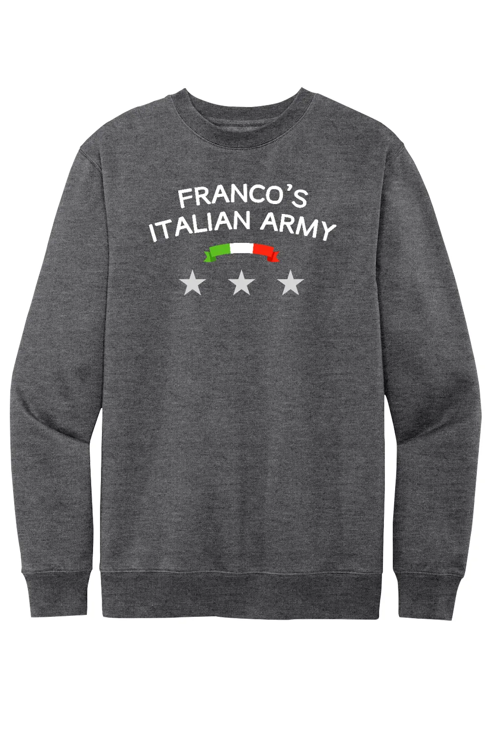 Franco's Italian Army - Fleece Crewneck Seatshirt