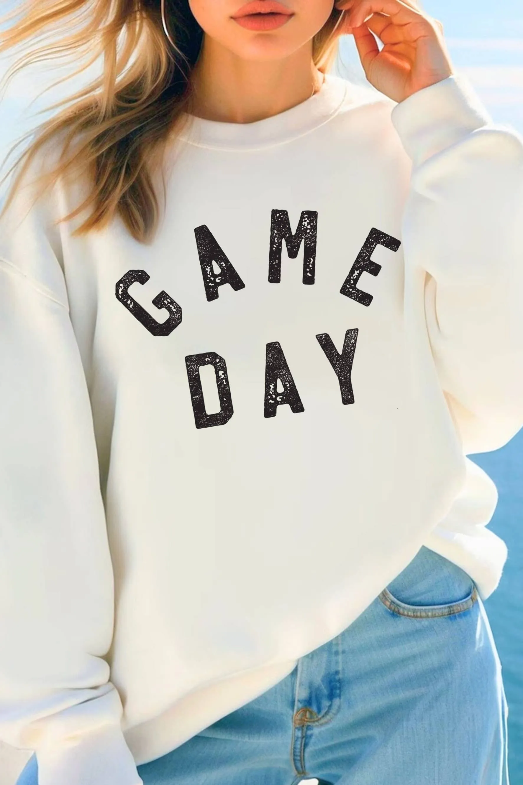 GAME DAY GRAPHIC BRUSHED SWEATSHIRTS