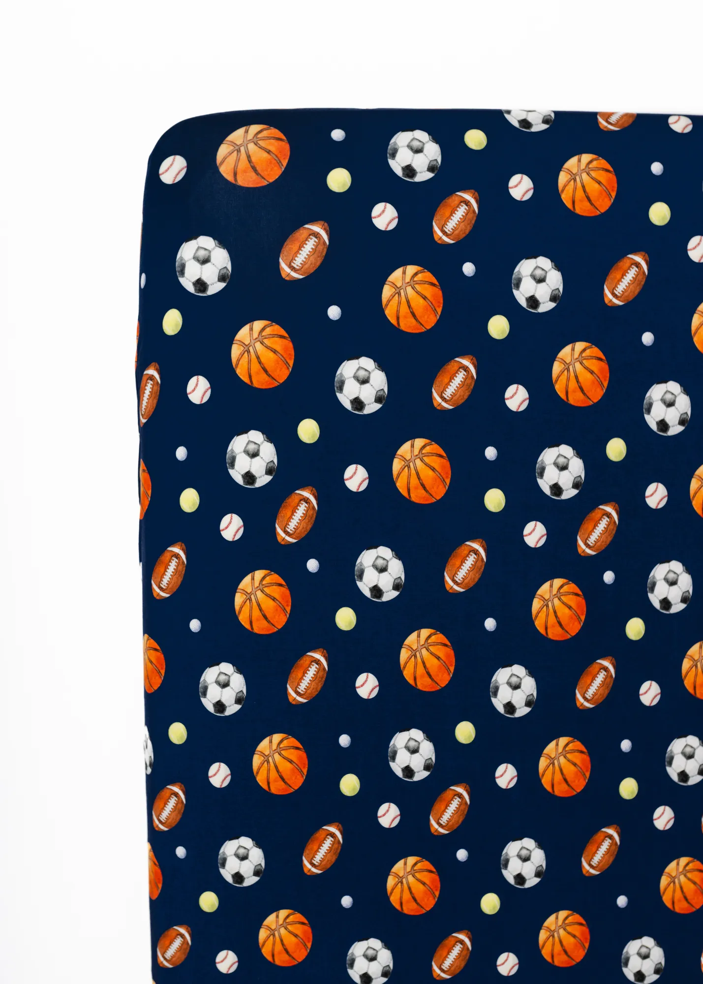 Game Day Sports Bamboo Crib Sheet