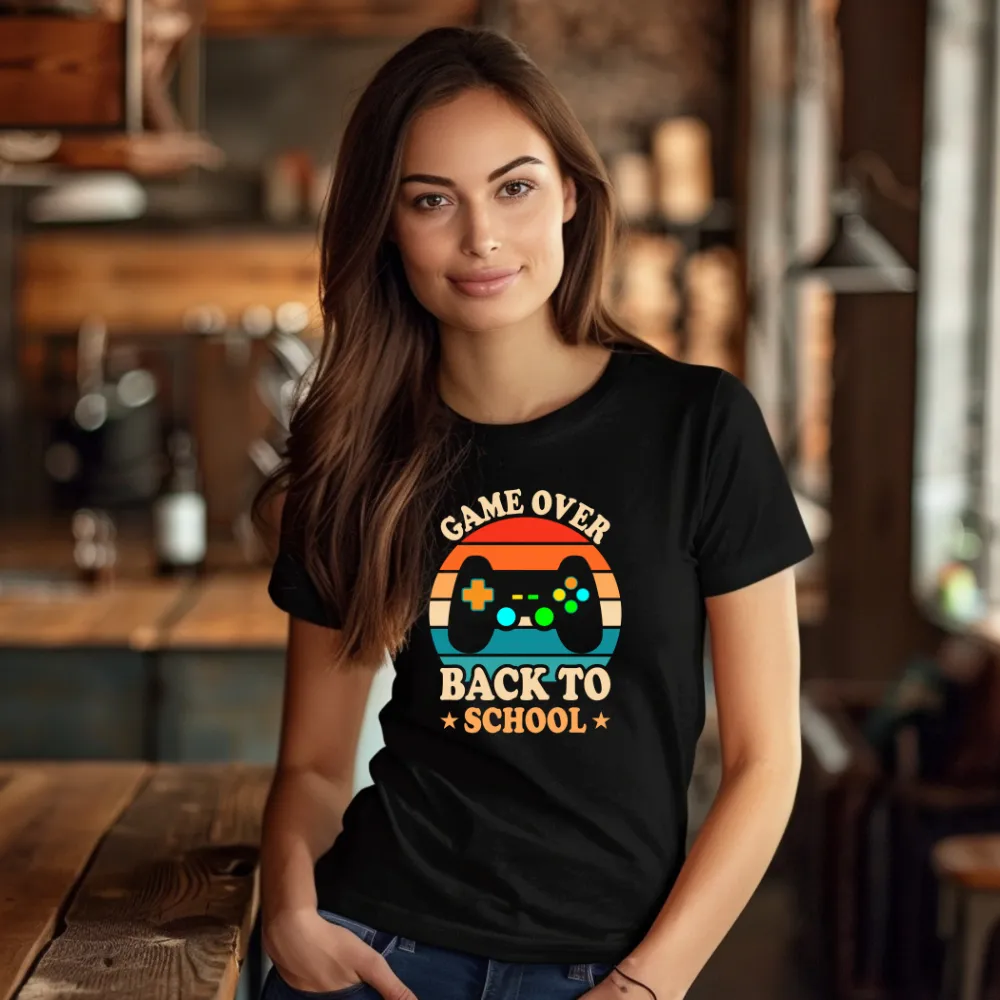 Game Over Back To School Tee- Adult