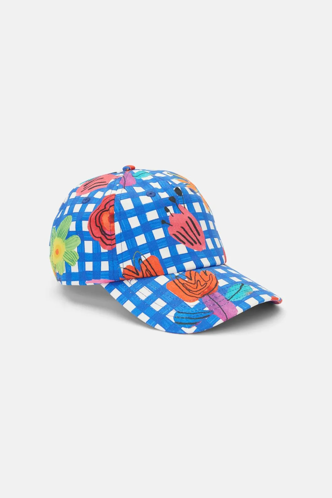 Gingham Petal Parade Cap