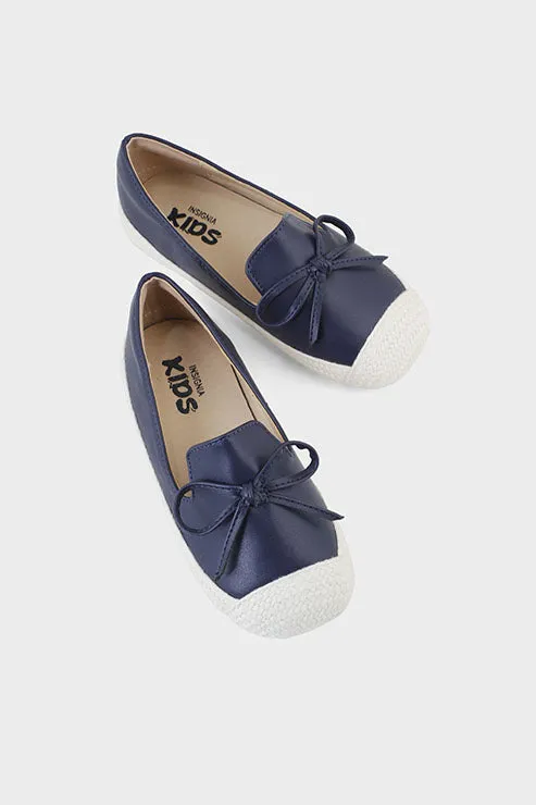 Girls Casual Canvas Q10007-Navy