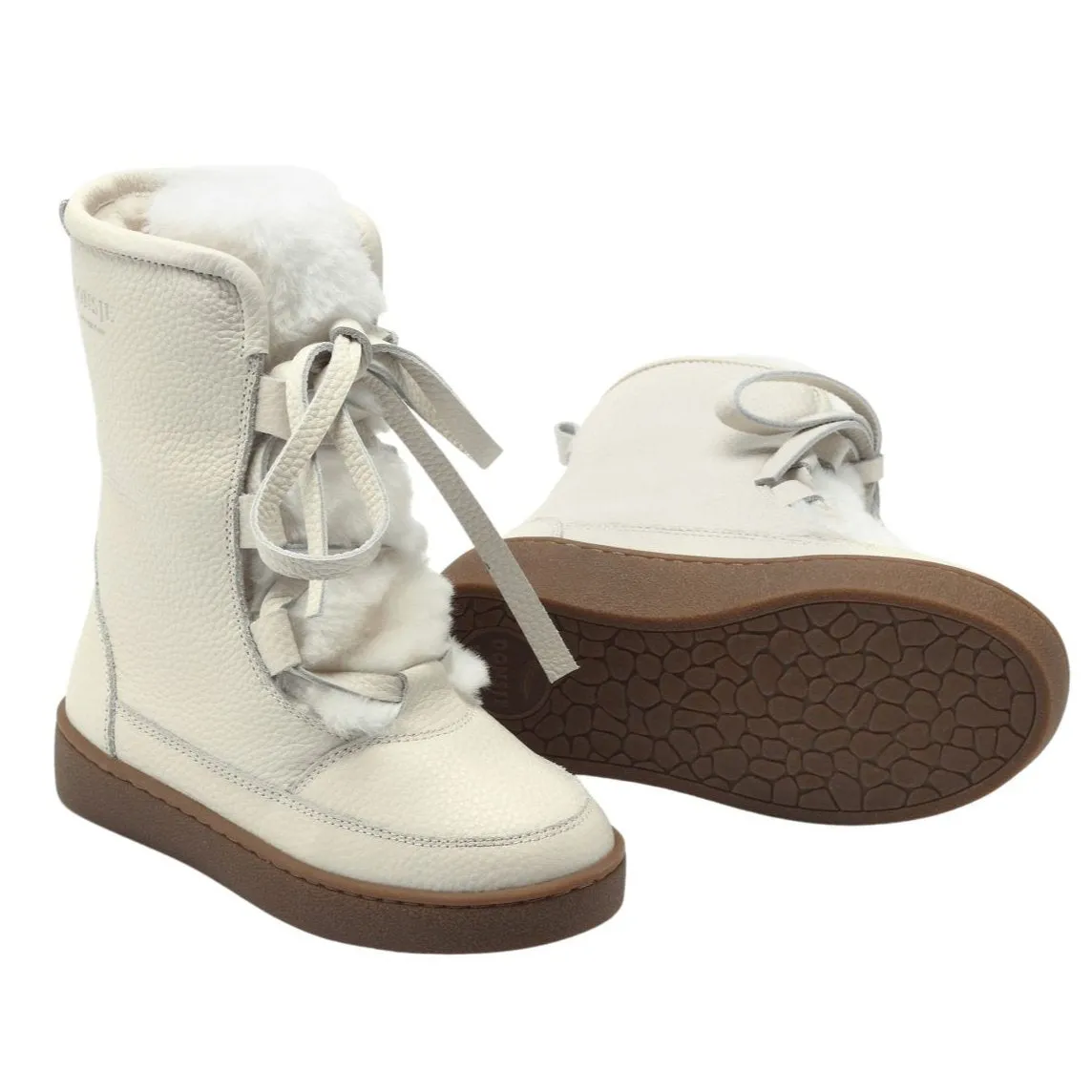 Girls Cream Sonny Boots