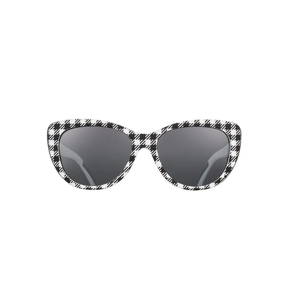 Goodr Runways Sports Sunglasses - Gingham Is Sooo Last Season