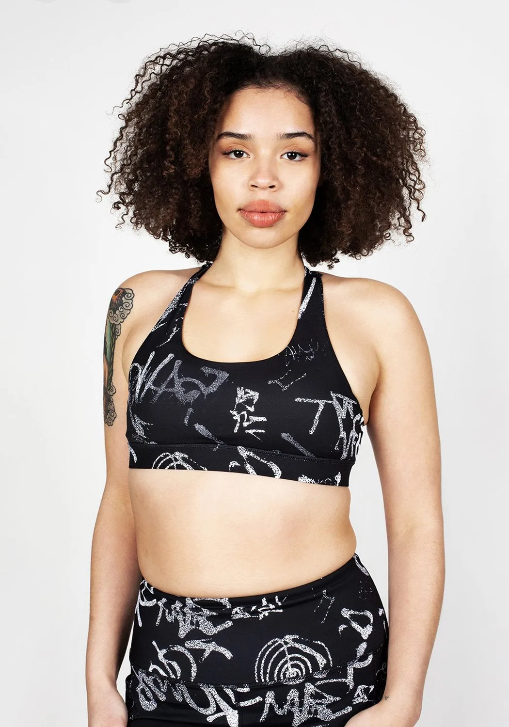 Graffiti Sports Bra