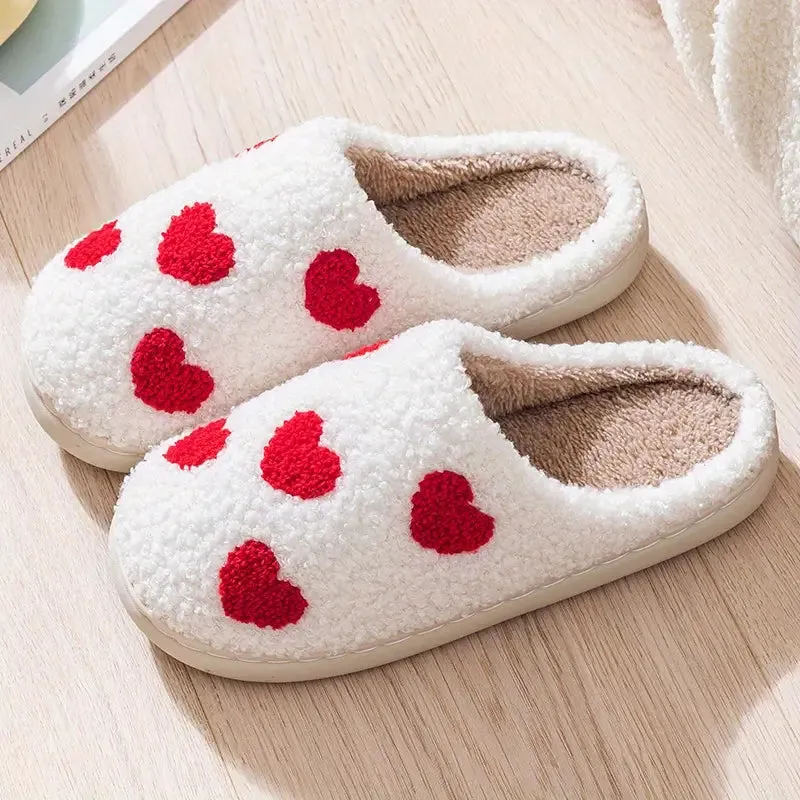 Graphic Plush Slippers