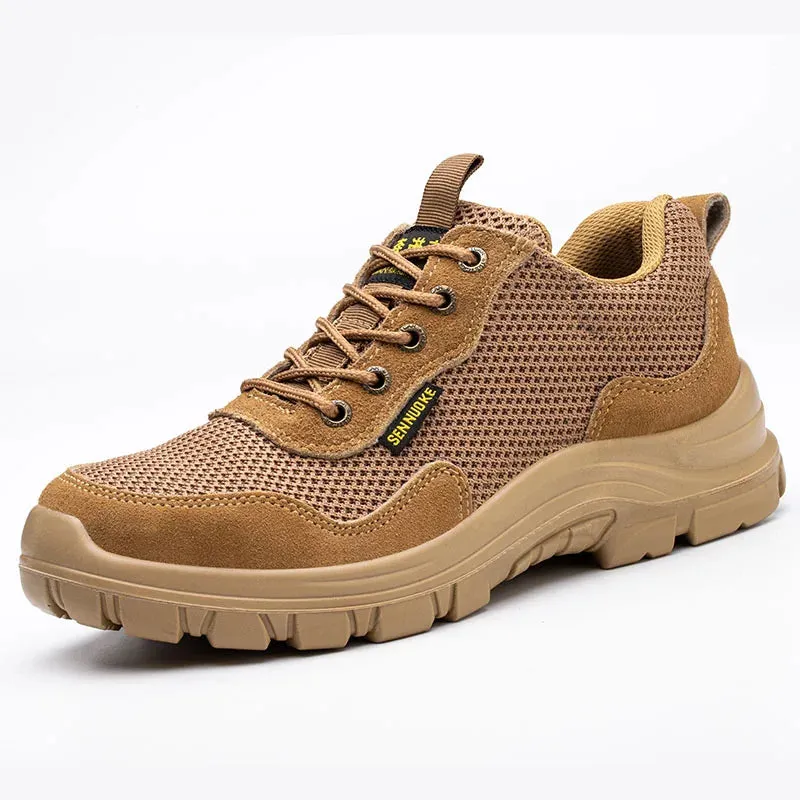 High Quality Men's Steel Toe Safety Shoes, Breathable