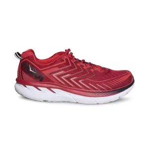 HOKA Clifton 4 Haute Red / High Risk Red Shoes - Men's