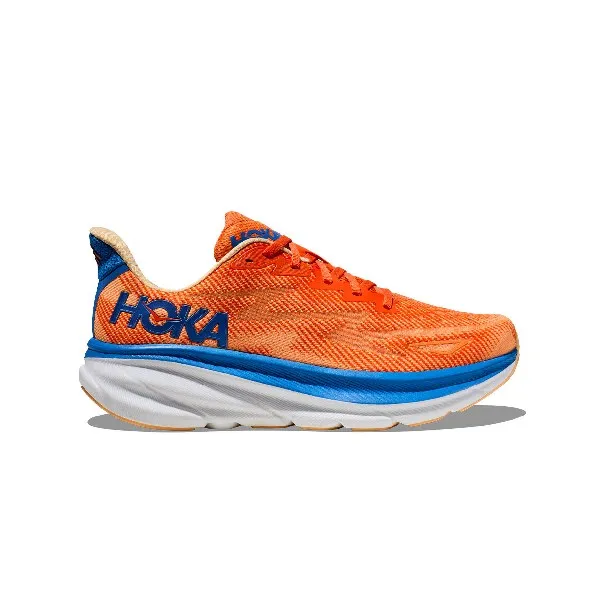 Hoka Clifton 9 Men's Sneaker | Vibrant Orange Impala