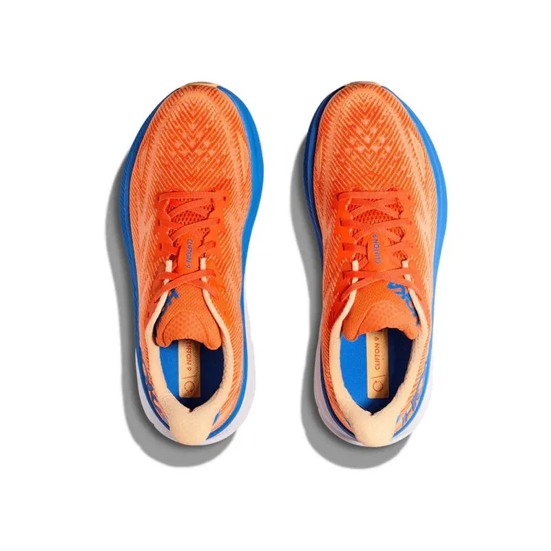 Hoka Clifton 9 Men's Sneaker | Vibrant Orange Impala