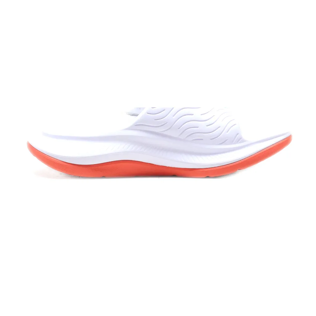 Hoka Flip Flops Rubber White Colour For Women