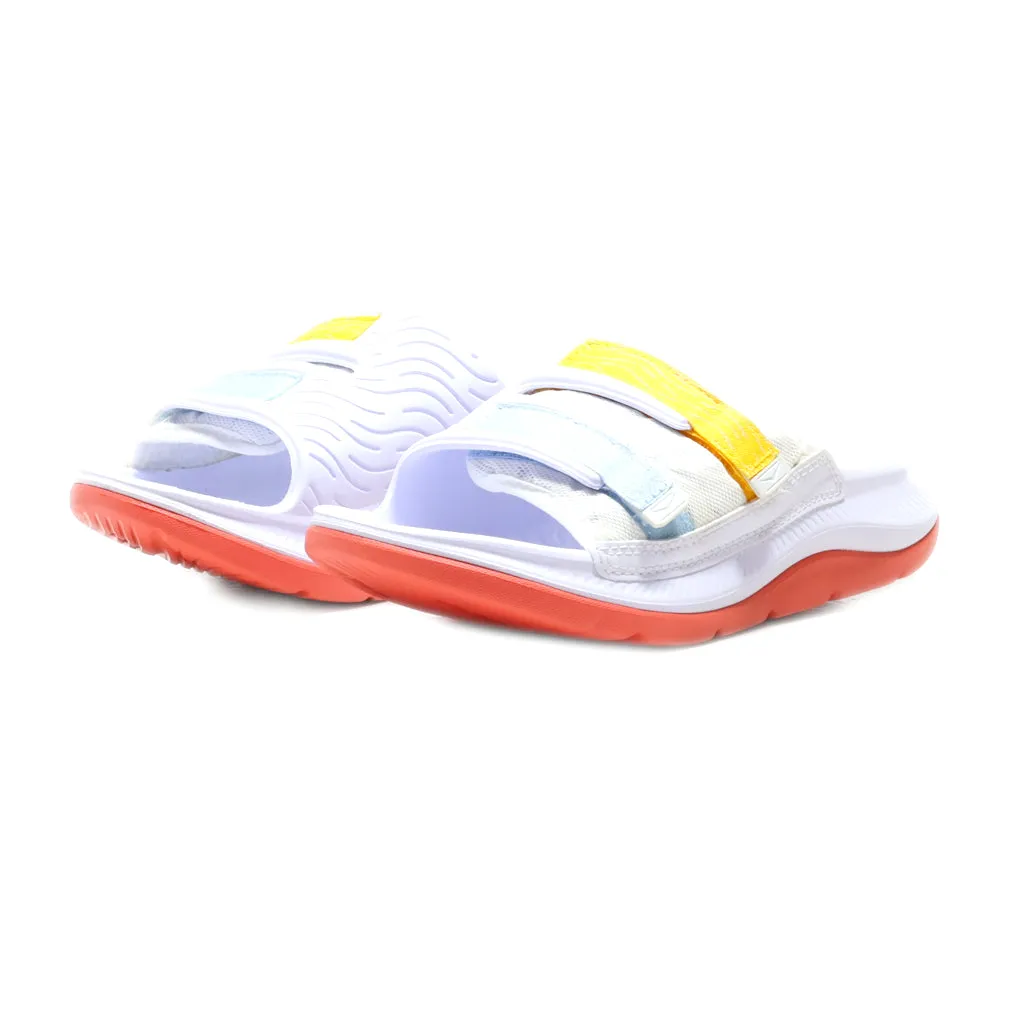 Hoka Flip Flops Rubber White Colour For Women