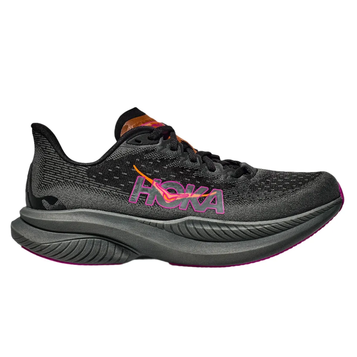 Hoka Mach 6 Womens | Black / Fuchsia