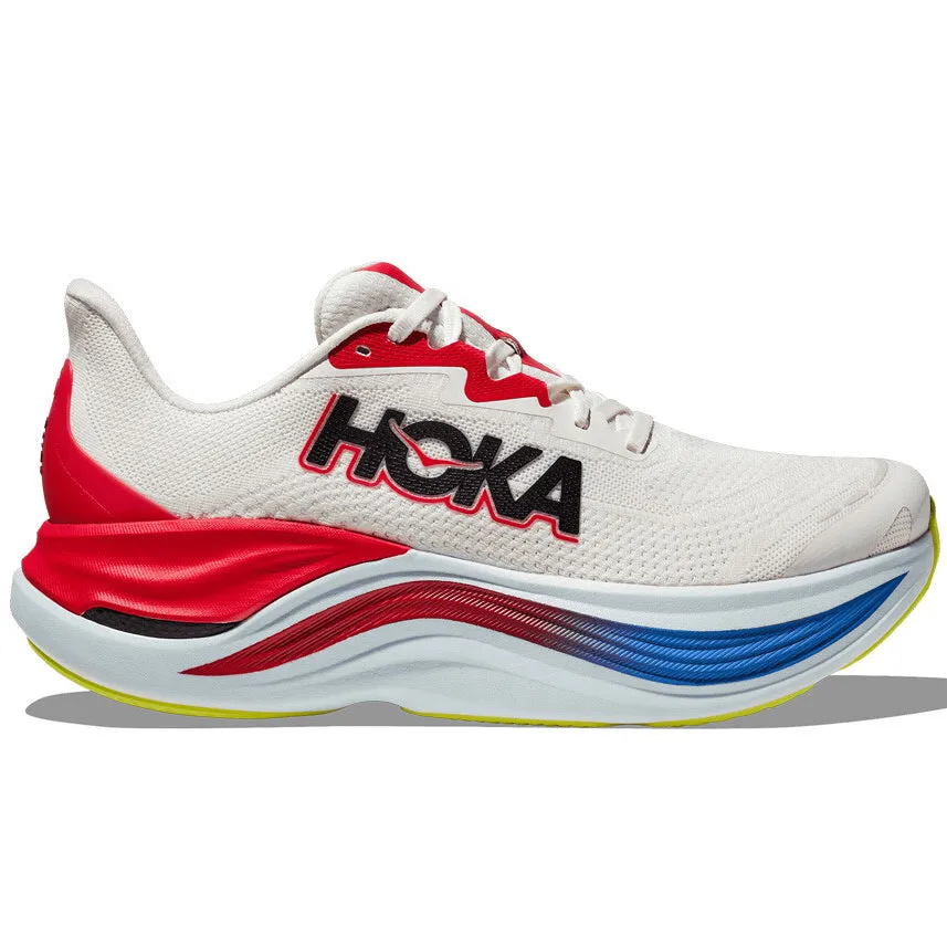 Hoka Men's Skyward X Running Shoes Blanc De Blanc / Virtual Blue