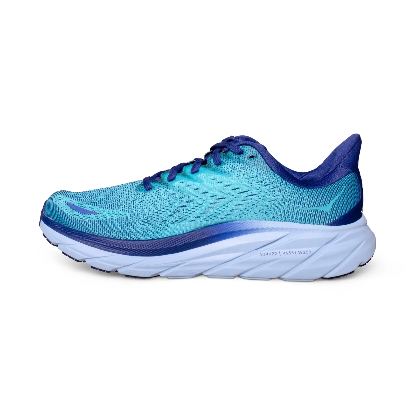 Hoka One One Clifton 8 Bellwether Blue Scuba Blue Running Shoes - Women's