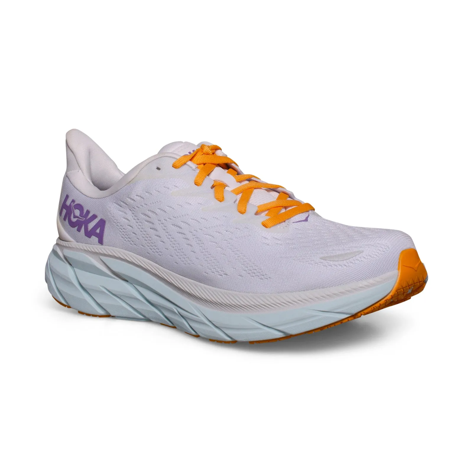 Hoka One One Clifton 8 Blanc De Blanc / White Running Shoes - Women's