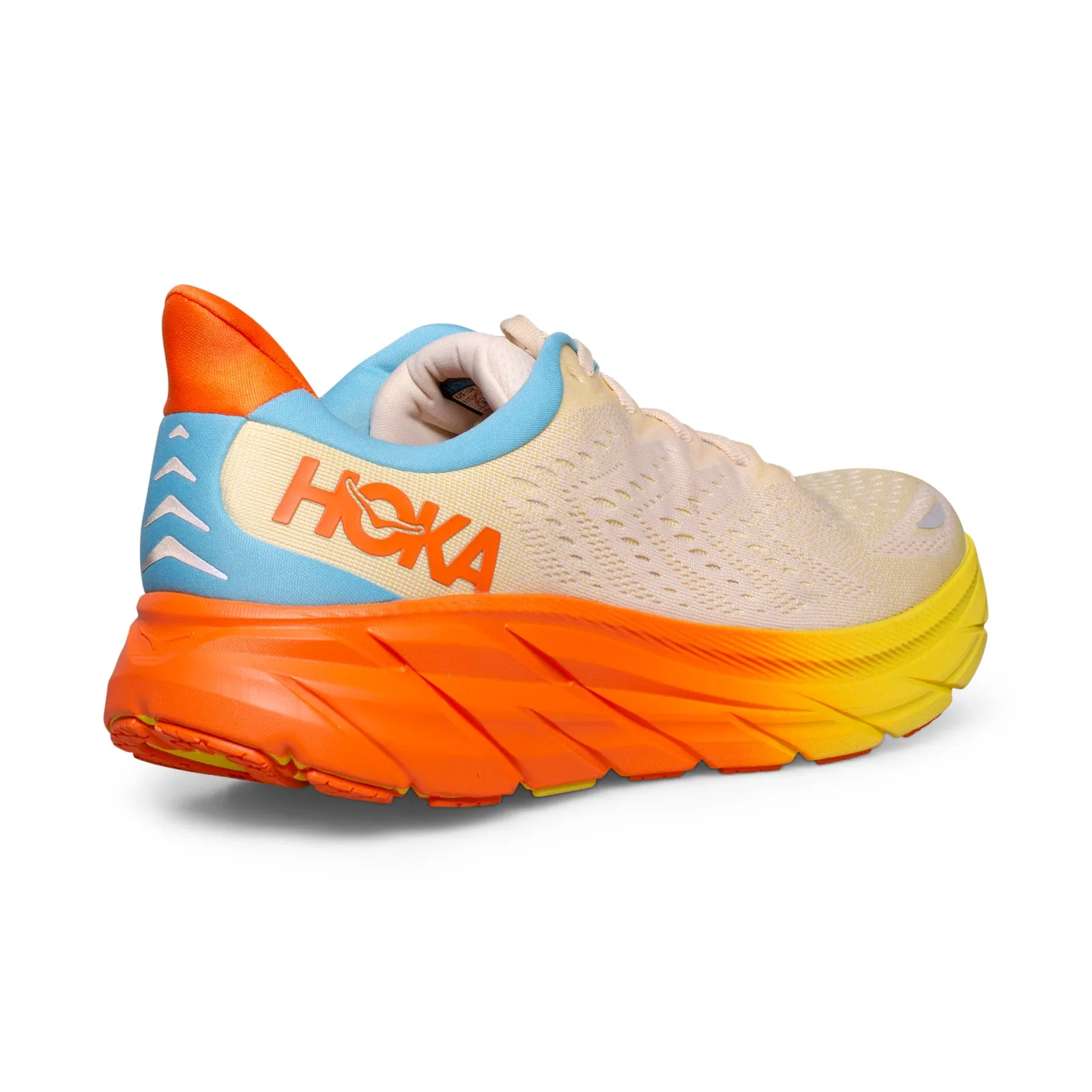 Hoka One One Clifton 8 Illuminating / Mock Orange Running Shoes - Men's