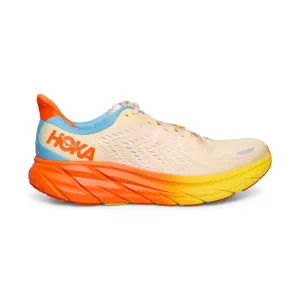 Hoka One One Clifton 8 Illuminating / Mock Orange Running Shoes - Men's