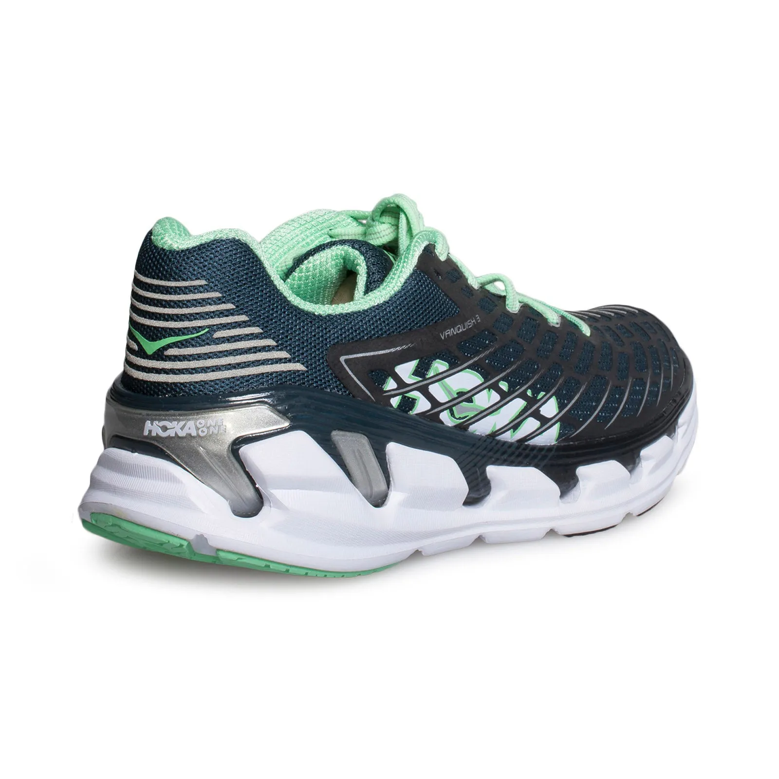 Hoka One One Vanquish 3 Midnight Navy / Spring Bud Running Shoes - Women's