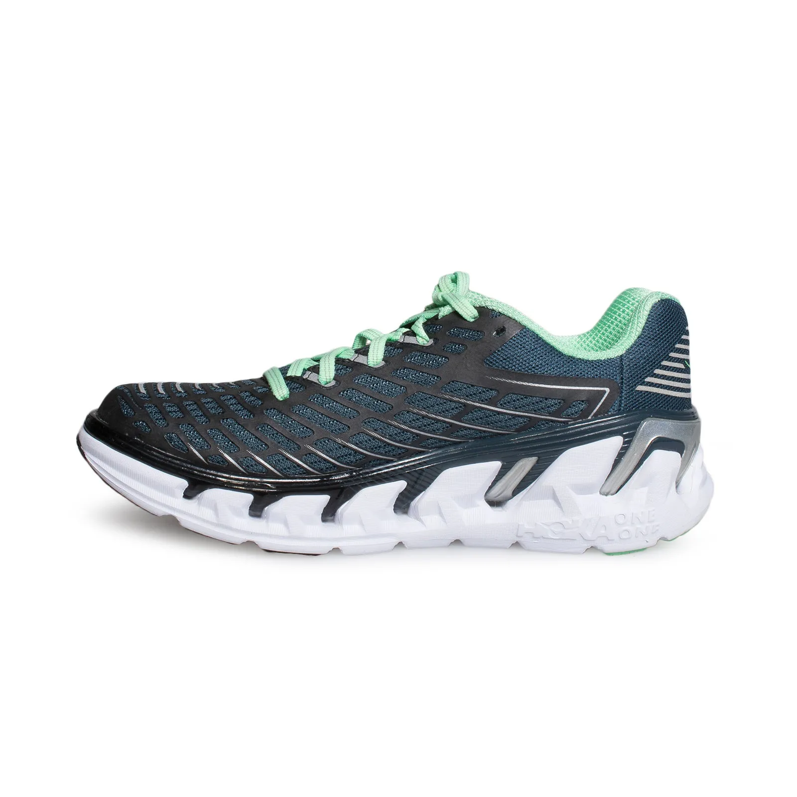 Hoka One One Vanquish 3 Midnight Navy / Spring Bud Running Shoes - Women's