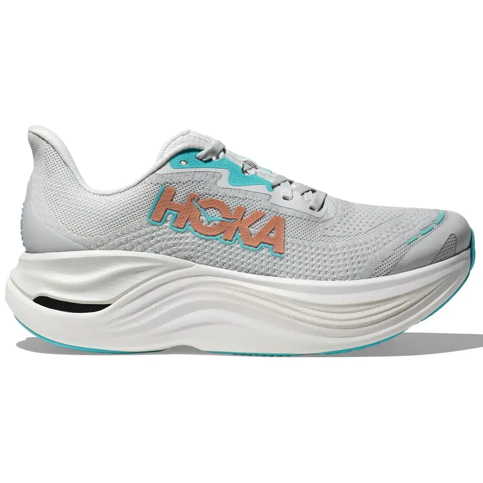 Hoka Women's Skyward X Running Shoes Cosmic Grey / Rose Gold