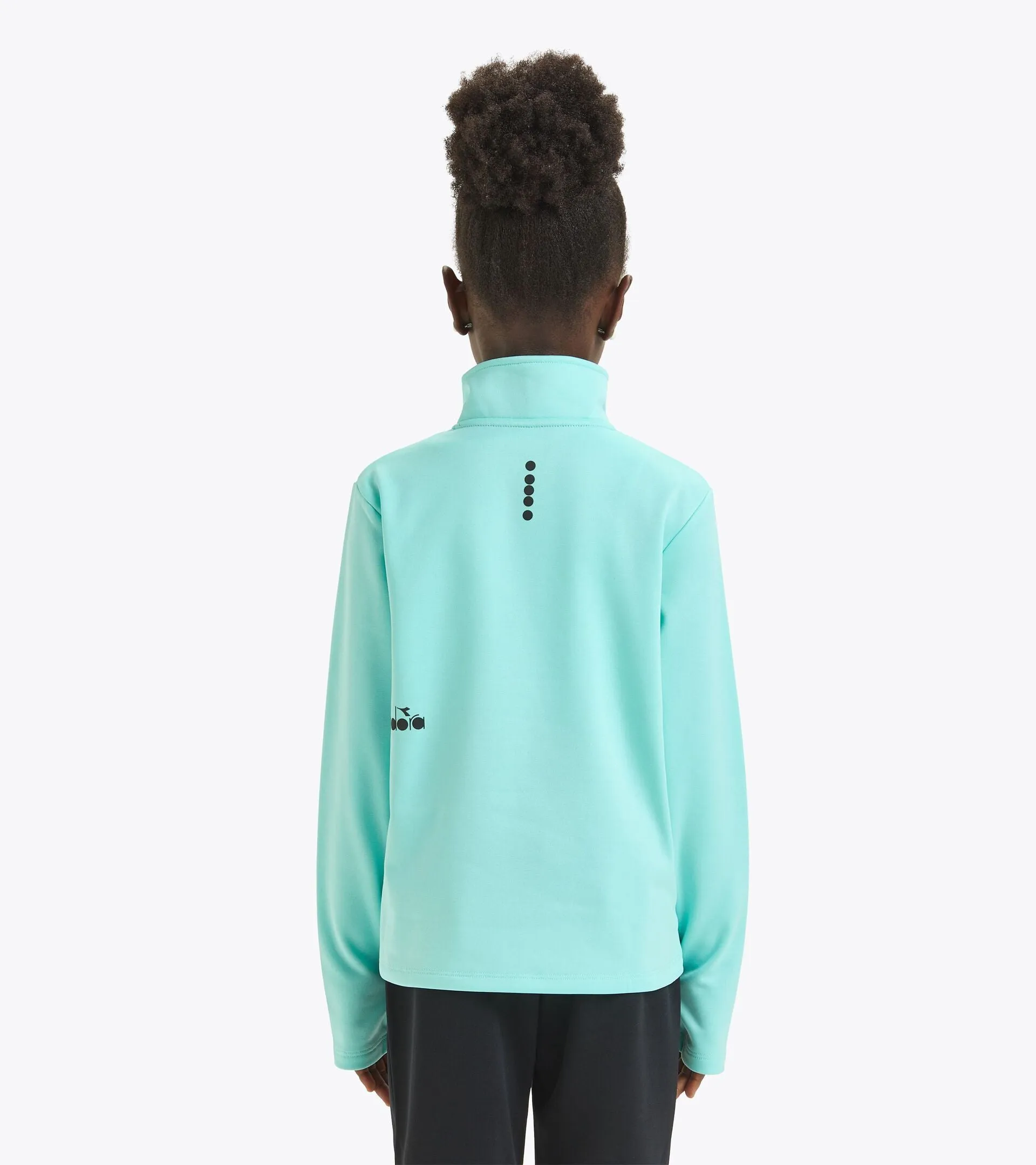 J. Warm Up - Kid's Quarter Zip Long Sleeve Shirt