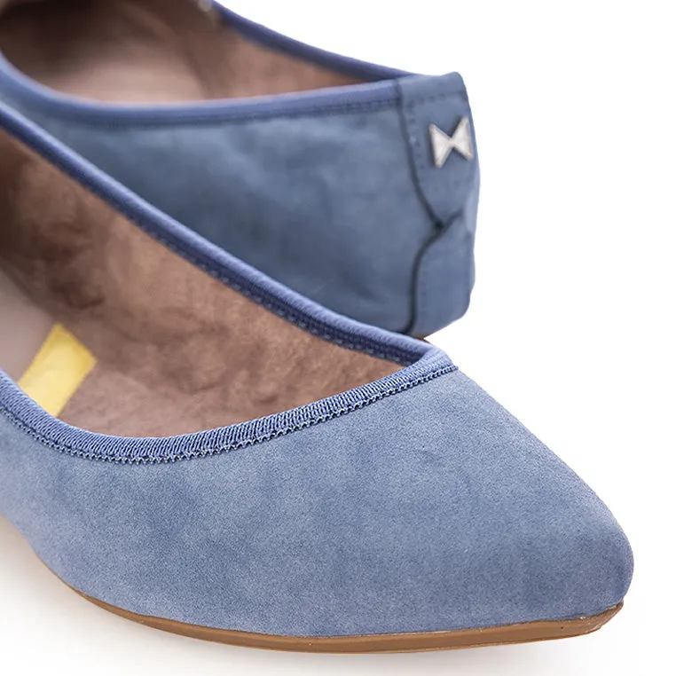 JANEY Ballet Flat Shoes - Blue