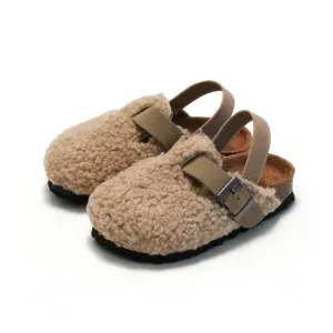 Kids Fuzzy Slides - Fuzzy Slippers