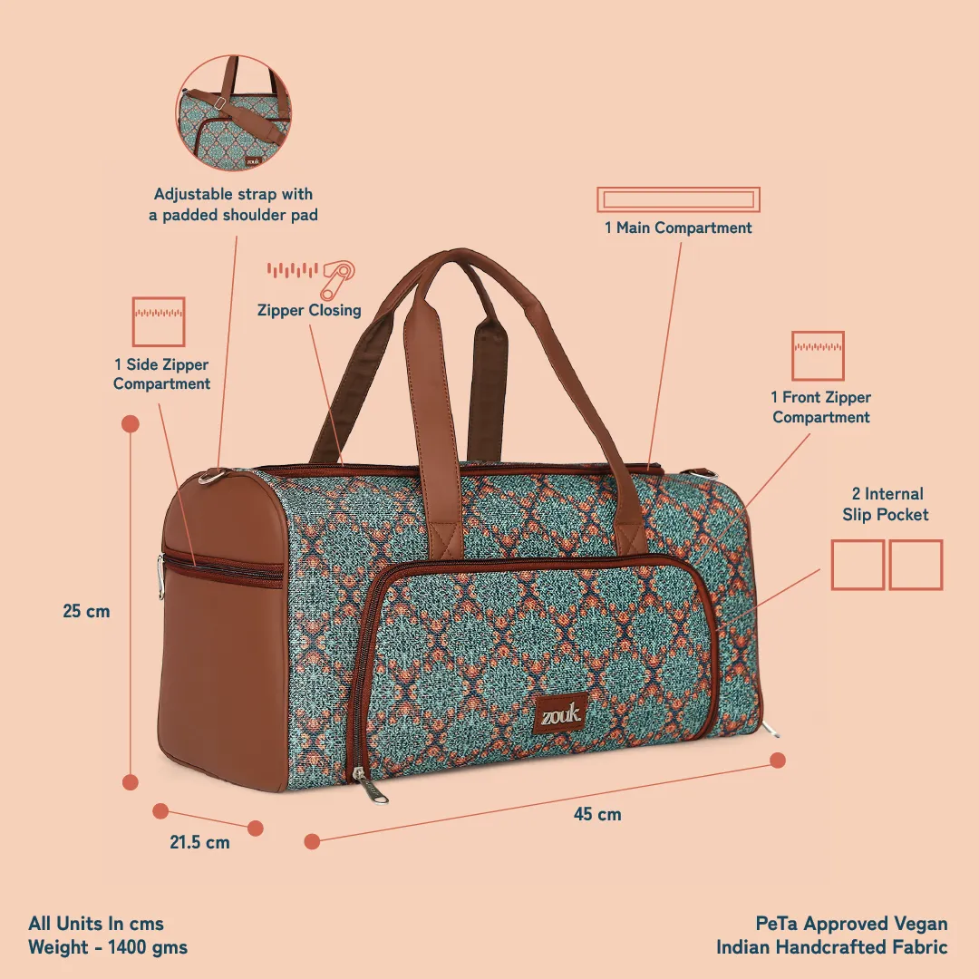 Kolkata Nouveau Weekender Duffel Bag