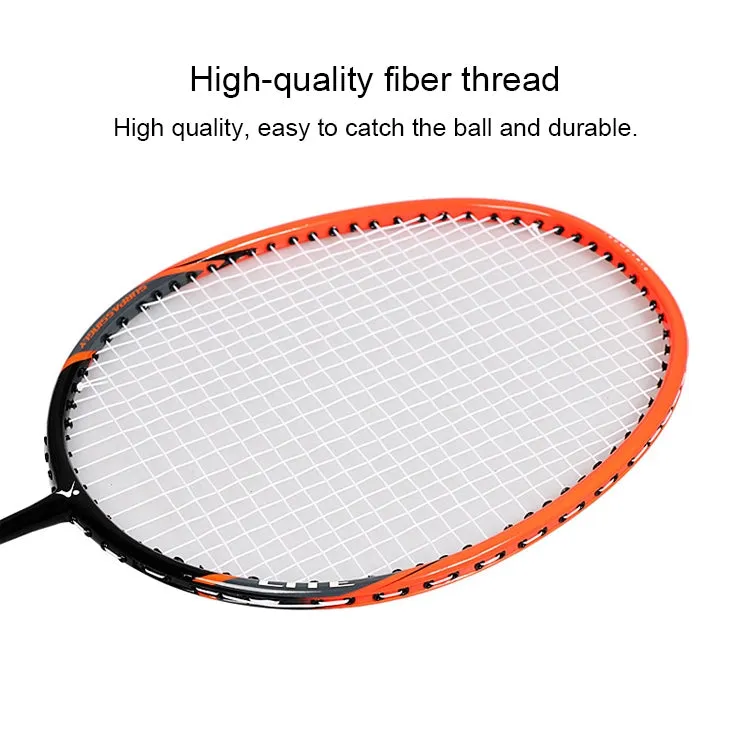 LEIJIAER 8501 Carbon Composite Badminton Racket   3 Sweatbands Set for Adults