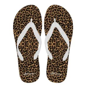 Leopard Flip Flops