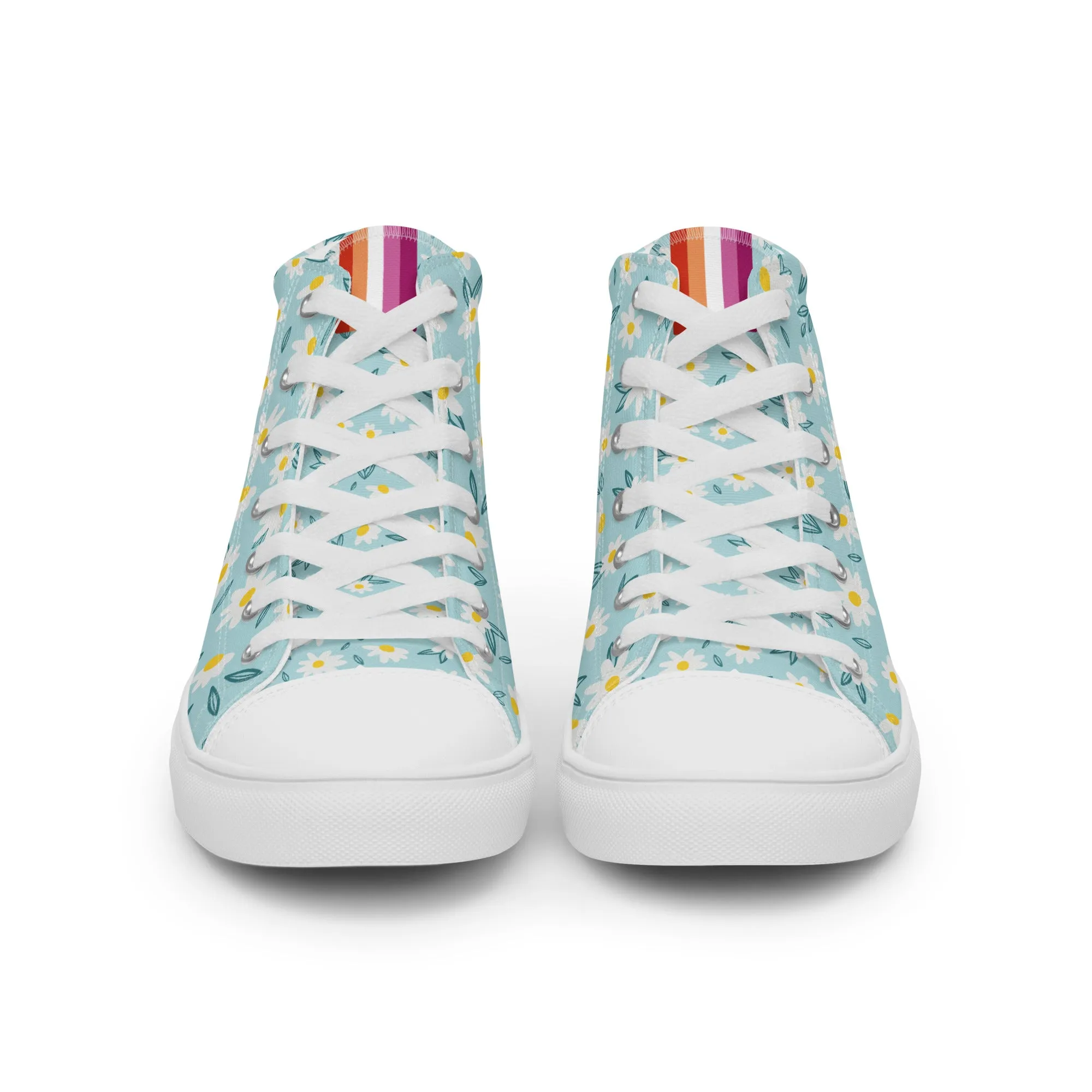 Lesbian Daisy High Top Shoes (female sizes)