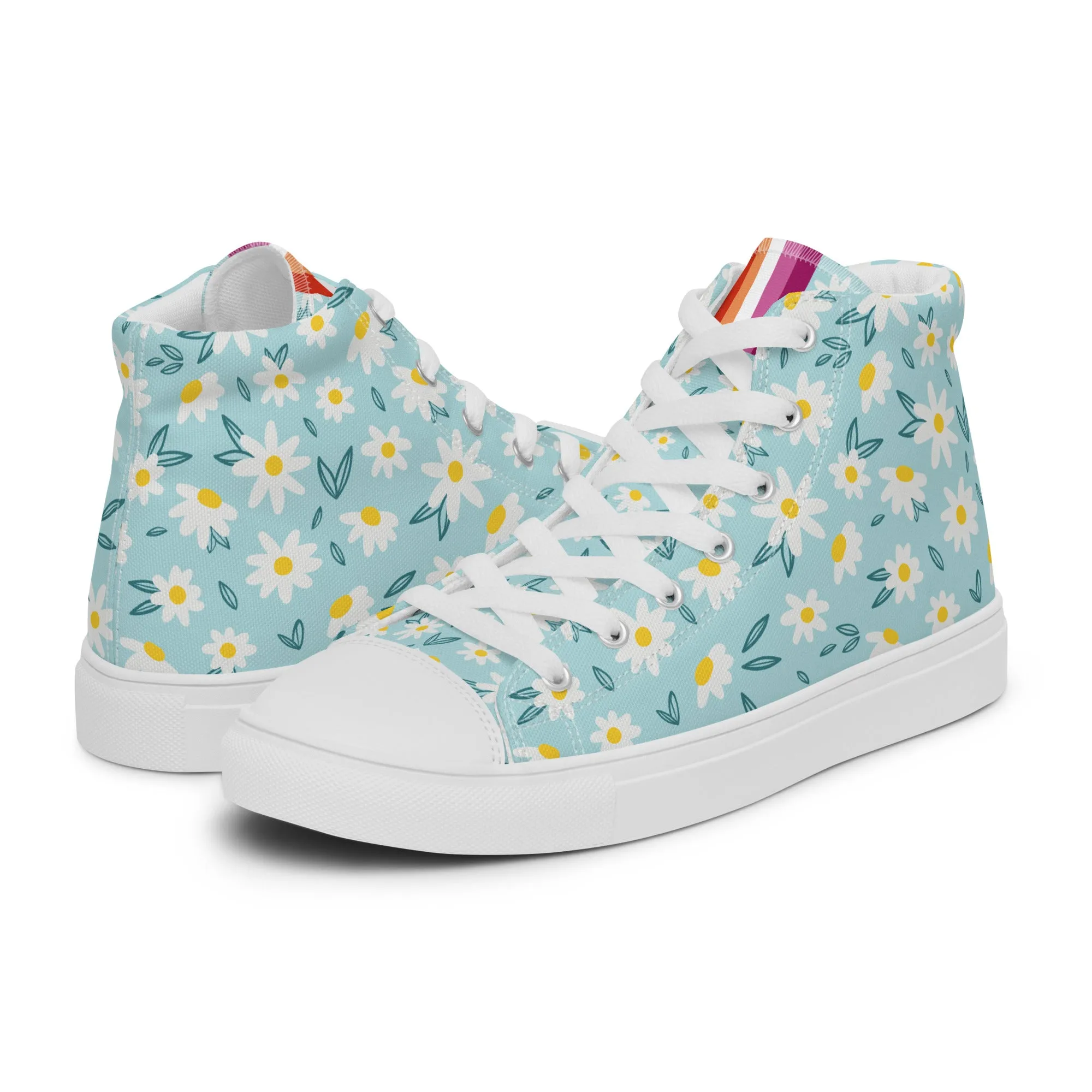 Lesbian Daisy High Top Shoes (female sizes)