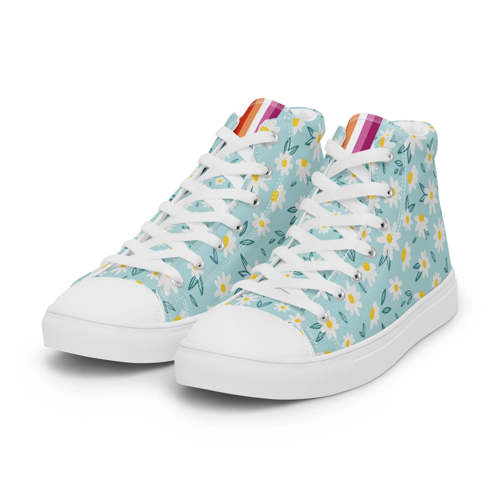 Lesbian Daisy High Top Shoes (female sizes)