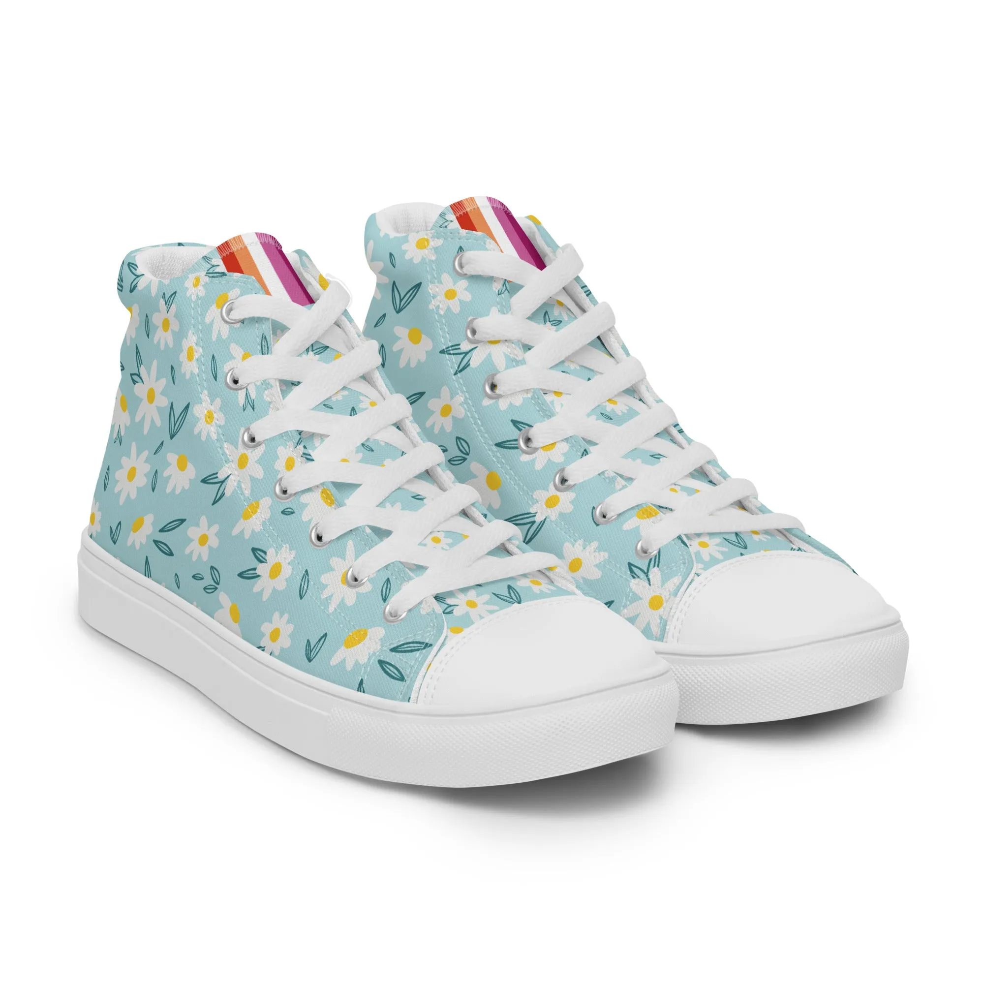 Lesbian Daisy High Top Shoes (female sizes)