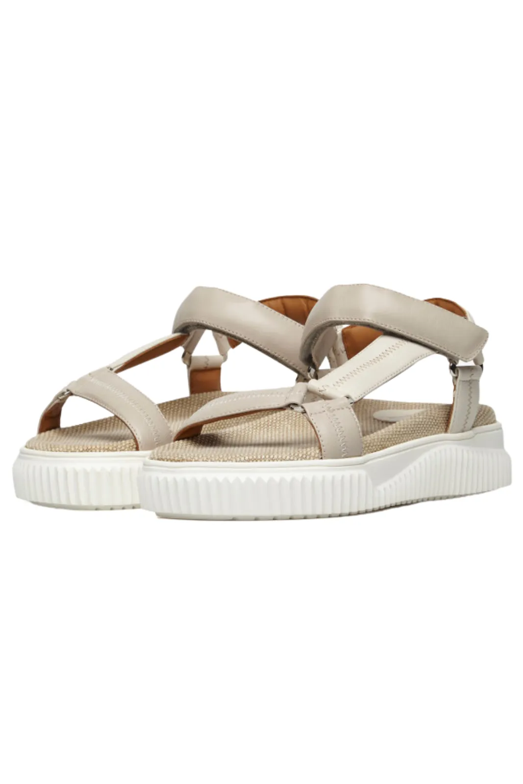 Lisa Nappa Light Grey-Cream