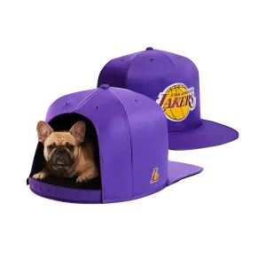 LOS ANGELES LAKERS NAP CAP PREMIUM DOG BED