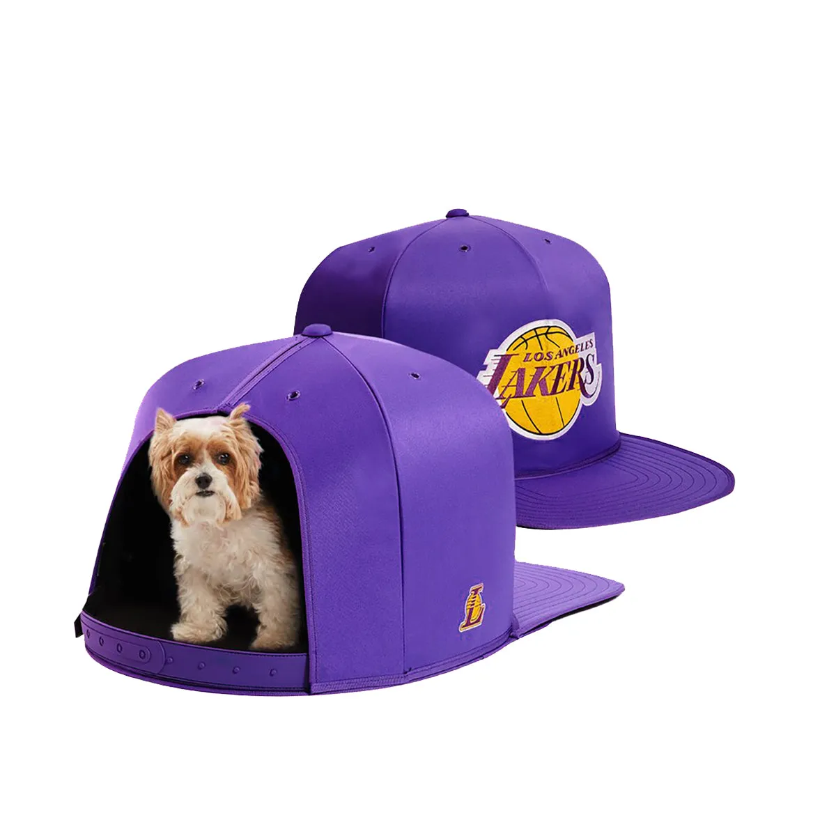 LOS ANGELES LAKERS NAP CAP PREMIUM DOG BED