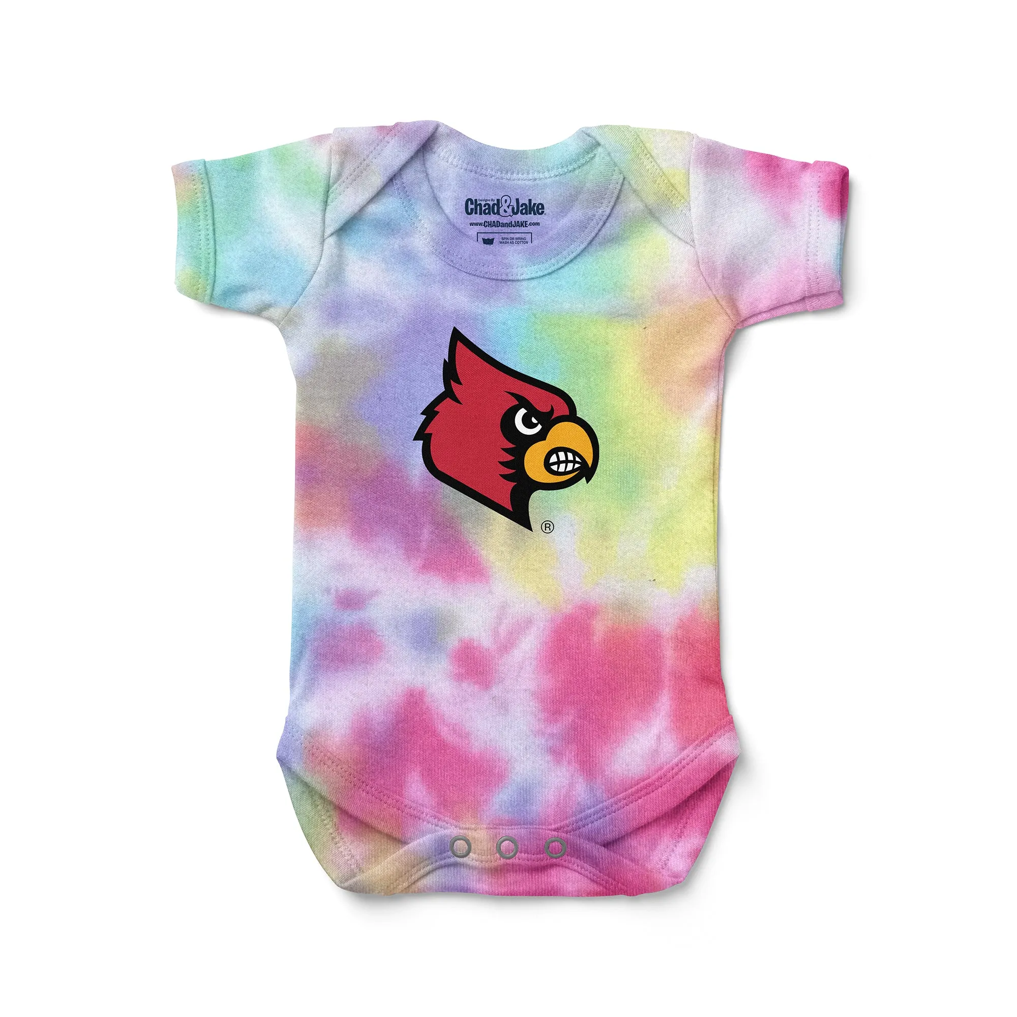 Louisville Cardinals Tie Dye Bodysuit