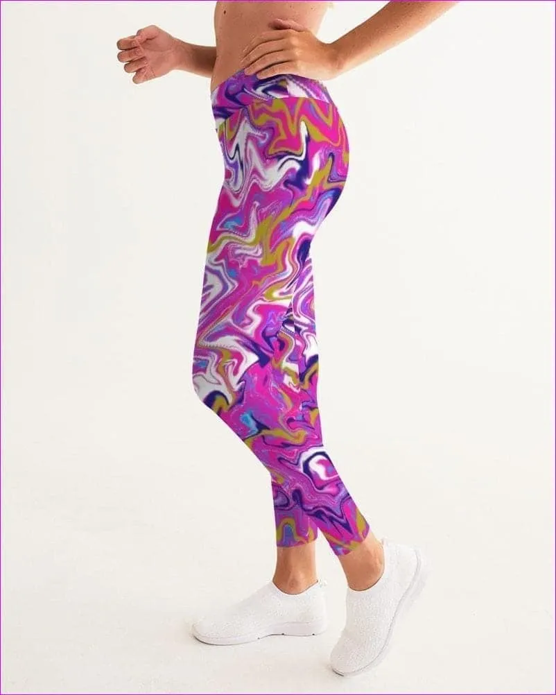 Marbled Pixie Womens Yoga Pants