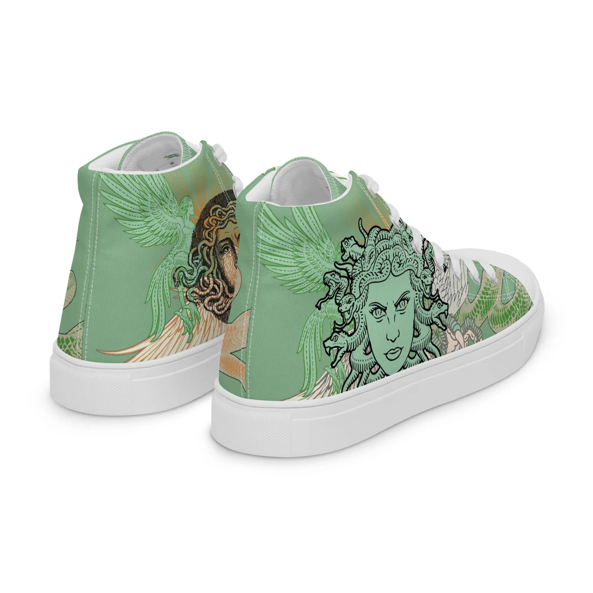 Medusa Fraternitas high top canvas shoes