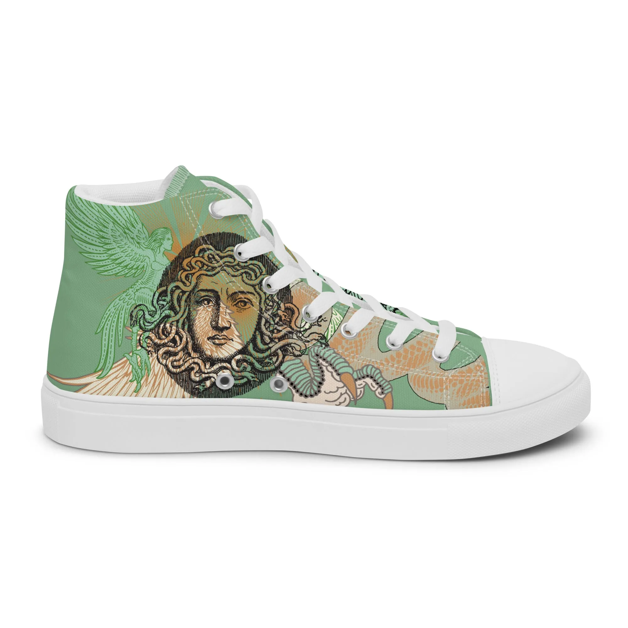 Medusa Fraternitas high top canvas shoes