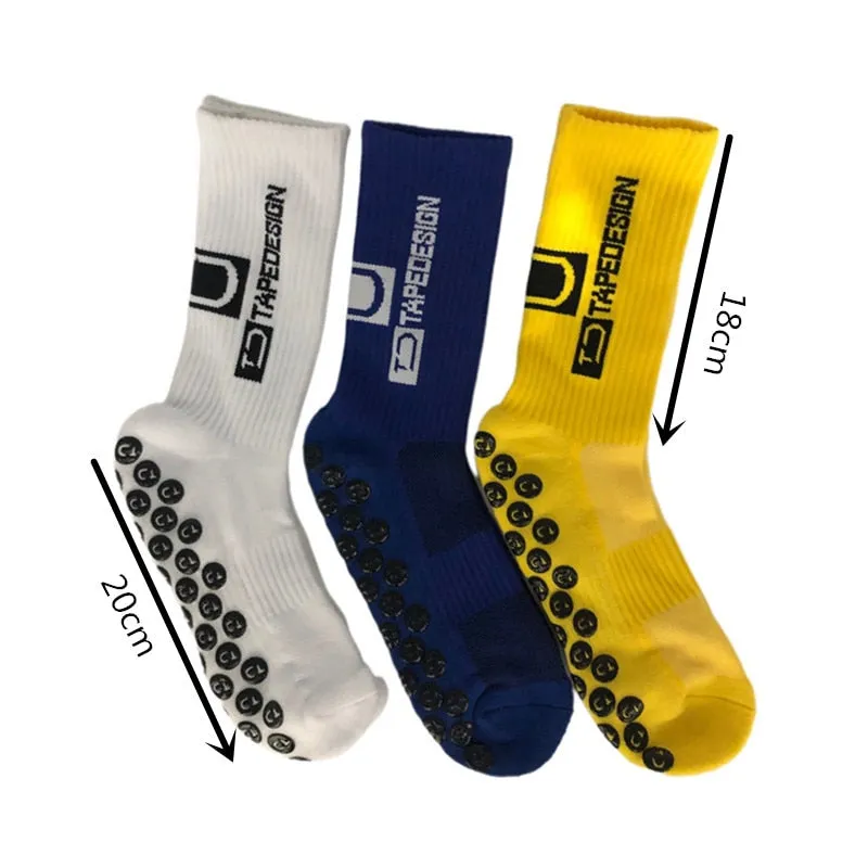 Men Anti-Slip Football Socks High Quality Soft Breathable