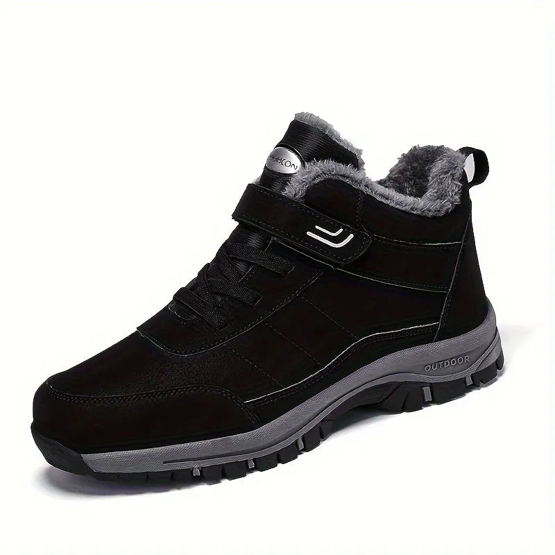 Mens Antiskid Snow Boots Warm Stylish  Perfect for Outdoor Activities