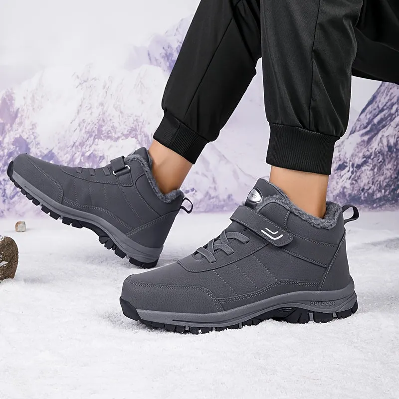 Mens Antiskid Snow Boots Warm Stylish  Perfect for Outdoor Activities