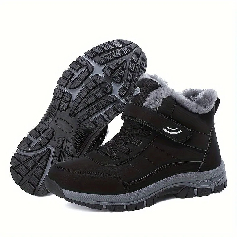 Mens Antiskid Snow Boots Warm Stylish  Perfect for Outdoor Activities