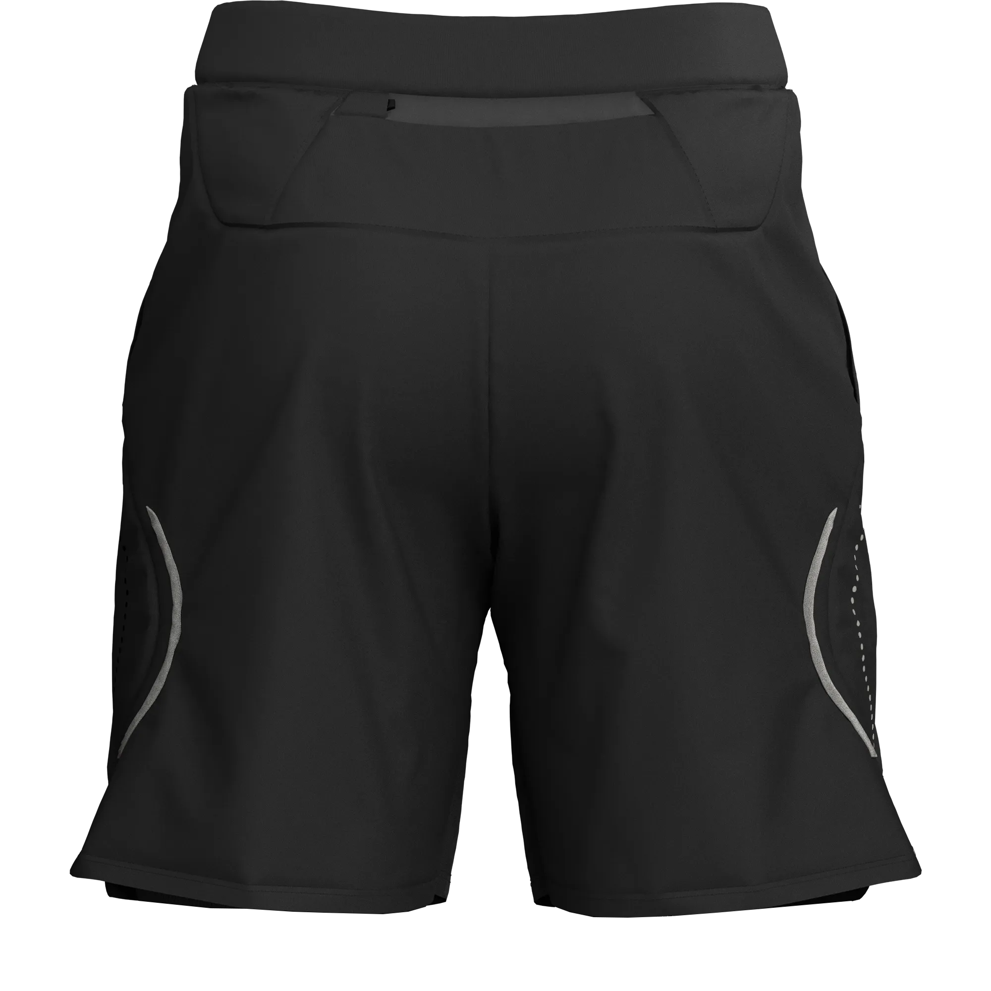 Men's Black Sports Shorts for Running & Gym