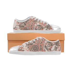 Men's Doodle Camouflage Print Canvas Low Top Shoes