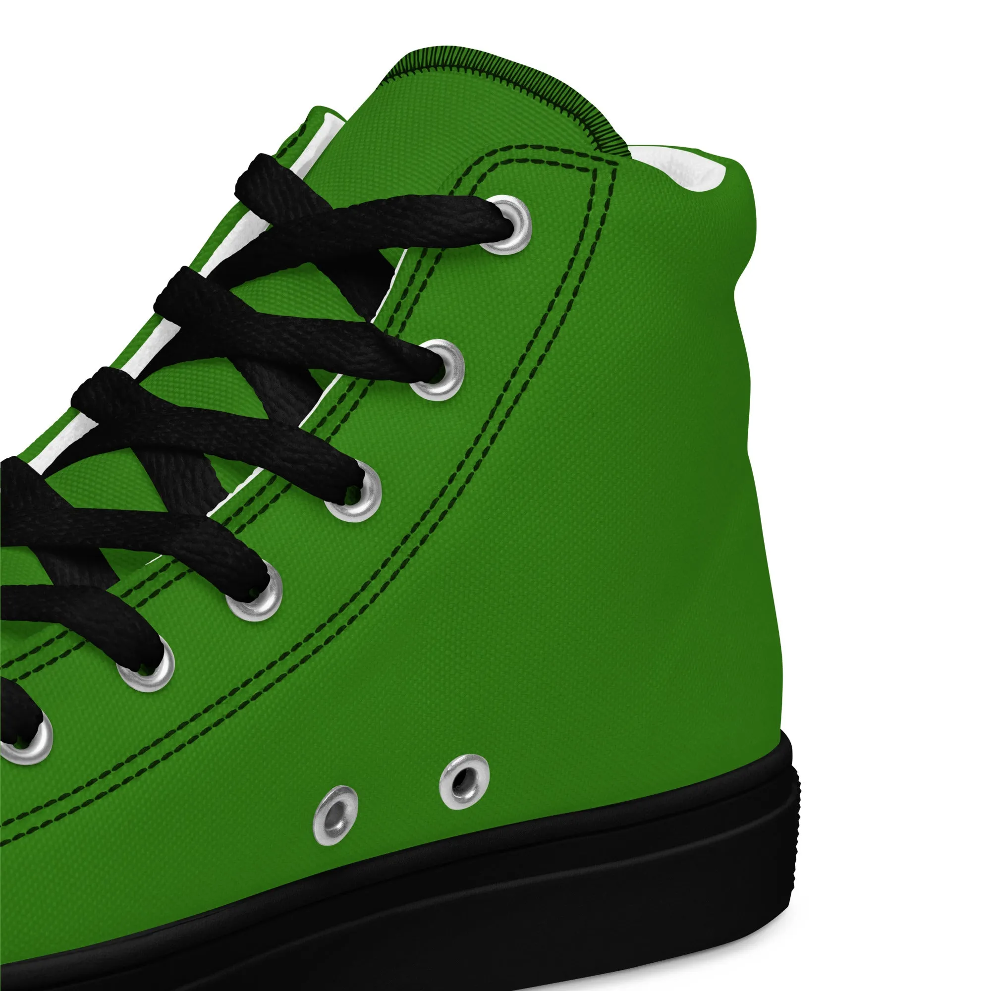 Men's Fresh Green High Top Shoes